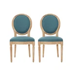 Christopher Knight Home Phinnaeus Fabric Dining Chairs 2-PCS Set Dark Teal New. Price: $328.37.
