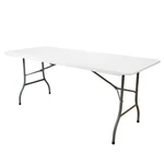 Elama 6 Foot Folding White Plastic, Portable Long Foldable For... New. Price: $102.89.