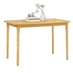 Costway Dining Table, 48 Wooden Rectangular Kitchen With Solid Rubber New. Price: $150.56.