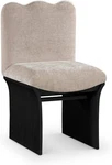 Meridian Furniture 11068BEIGE-C Shaw Art Deco Dining Chair Soft Chenille Open. Price: $309.00.