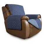 Recliner Cover Oversized Reversible Water Resistant Dark Blue Light Easy-going New. Price: $59.99.