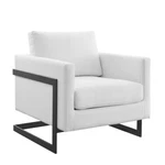 Modway Furniture Posse Upholstered Accent Chair Black/white -EEI-4391-BLK-WHI New. Price: $559.99.