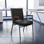 Flash Furniture Black Fabric Stack ARMCHAIR,PK4 4-XU-60154-BK-GG New. Price: $477.87.