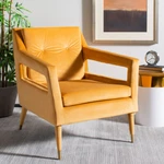 Safavieh Mara Tufted Accent Chair Marigold / New. Price: $394.99.
