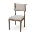 Mercana Tenton Ii Grey Fabric Seat Brown Wood Frame Dining Chair (set Of 2) New. Price: $561.99.