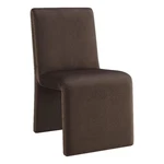 Maklaine Upholstered Performance Velvet Dining Side Chair Chocolate New. Price: $240.10.