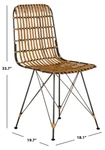 Safavieh Minerva Wicker Dining Chair, Reduced Price 2172710982 WIK6510B-SET2 Open. Price: $215.00.