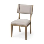 Mercana Teton Grey Fabric Wrap Brown Wooden Base Dining Chair (set Of 2) New. Price: $776.48.
