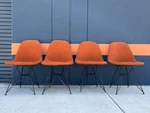 Eames DKR-1 Wire Chairs On Eiffel Base W/herman Miller/girard Era Covers. Used. Price: $2300.00.
