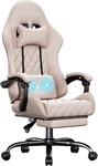 Ergonomic Gaming With Footrest & Lumbar Massager, Gamer Computer Chairs New. Price: $99.99.
