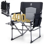 Best Ever Advanced Camping Directors' Chair With Side Table, Portable Folding New. Price: $102.22.