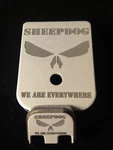 Rear Slide Cover, Magazine Base Plate, Fit All Glock Sheep Dog Everywhere New. Price: $14.99.