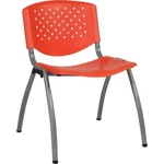 Flash Hercules 880 Lb. Orange Plastic Stack Chair, Titanium RUT-F01A-OR-GG New. Price: $69.99.