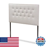 Baxton Studio Windsor Modern And Contemporary Greyish Beige Fabric Upholstered New. Price: $191.93.