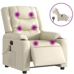 Massage Recliner Reclining Armchair For Elderly Faux Leather Vidaxl New. Price: $369.99.