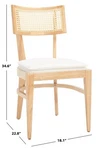Safavieh Galway Cane Dining Chair, Reduced Price 2172773023 DCH1007A Open. Price: $113.00.