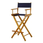 Casual Home 30 Directors Chair Honey Oak Frame-with Navy Canvas Bar Height New. Price: $141.59.