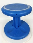 Kore Kids Wobble Chair 14" Blue Adhd Active Fidget Stool Classroom Made In Usa Used. Price: $29.71.