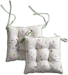 Maison D' Hermine Pads For Dining Chairs 16"X16" Botanical Fresh All Over New. Price: $47.49.