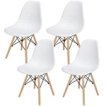 32 Inch Side Dining Chairs 4PCS Homycasa Eiffel Dsw Style Molded Plastic New. Price: $61.59.