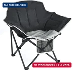 Sunnyfeel Oversized Camping Chair Heavy Duty Folding Moon Large Sofa New. Price: $107.98.