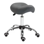 Homcom Ergonomic Rolling Saddle Stool Pu Leather Hydraulic Spa Height New. Price: $91.94.