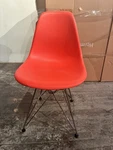 2022 Herman Miller Red Orange Eames Molded Plastic Side Chair Used. Price: $172.99.