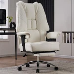 Big And Tall Office Chair 400LBS Wide Seat, Leather High Back Executive New. Price: $375.99.