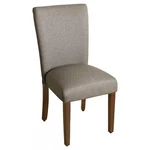 Homepop 38" Traditional Fabric Parsons Dining Chair Light Gray Open. Price: $104.99.