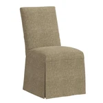 Skyline Furniture James Slipcover Armless Dining Chair Zuma Linen: Textured, New. Price: $227.99.
