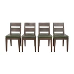 Originally $5K:SET Of 4 Madison By Desiron Dining Chairs With Washable Leather Used. Price: $700.00.