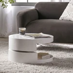 Vinsetto Rotating Coffee Table With 2 Circular Swivel Levels New. Price: $336.99.