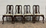 Vintage Ethan Allen Georgian Court Queen Anne Cherry Dining Side Chairs 11-6211 Used. Price: $1249.00.
