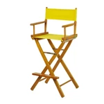 Casual Home 30 Directors Chair Honey Oak Frame-with Yellow Canvas Bar Height New. Price: $159.94.