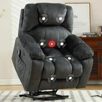Canmov Large Heavy Duty Power Lift Recliner Chair With Massage Heat For Elderly New. Price: $379.79.