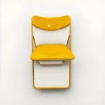 Vintage Ikea Ted Folding Chair, Yellow, By Niels Gammelgaard, 1979-89, Rare Oop Used. Price: $42.50.