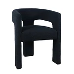 Black Upholstered Dining Chair For Room And Kitchen Table Seating New. Price: $274.54.