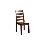 Benzara Transitional Wooden Side Chair With Ladder Style Back, Set Of 2, Oak Bro New. Price: $295.64.