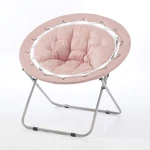 Blush Urban Micromink Web Saucer Chair Stylish Comfort New. Price: $93.99.