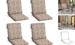 Arden 4-PACK Outdoor Patio Dining Chair Global Vintage Medallion New. Price: $221.50.