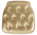 Flash Furniture Hard Gold Tufted Vinyl Chiavari Chair Cushion (3704) Open. Price: $13.98.