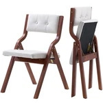 Vevor Wooden Folding Chairs With Padded Cushion And Frame White Set Of 2 New. Price: $119.99.