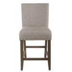 24" Upholstered Counter Height Barstool With Nailheads Sterling Gray - Homepop Open. Price: $54.39.