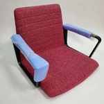 Nob Andreu World Flex SO1670 Upholstered Wood Core/poly Chair Shell Maroon Tweed Open. Price: $249.99.