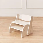 ECR4KIDS Flip-flop Step Stool And Chair, Furniture, White Wash New. Price: $62.95.
