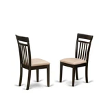 East West Furniture Capri 39" Fabric Dining Chairs Cappuccino (set Of 2) New. Price: $174.67.