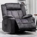 Comhoma CHAIR,360 Swivel Rocker Glider Recliners With Cup Holders, New. Price: $299.00.