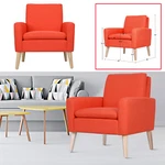 Contemporary Upholstered Accent Arm Chair Living Room Single Sofa Padded Seat Us New. Price: $138.99.