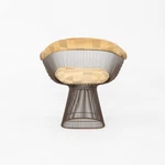 1970S Warren Platner For Knoll Dining Arm Chair Bronze With Original Fabric Used. Price: $3500.00.