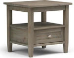 Simplihome Warm Shaker Solid Wood 20 Inch Wide Rectangle Rustic End Side Table Used. Price: $25.99.